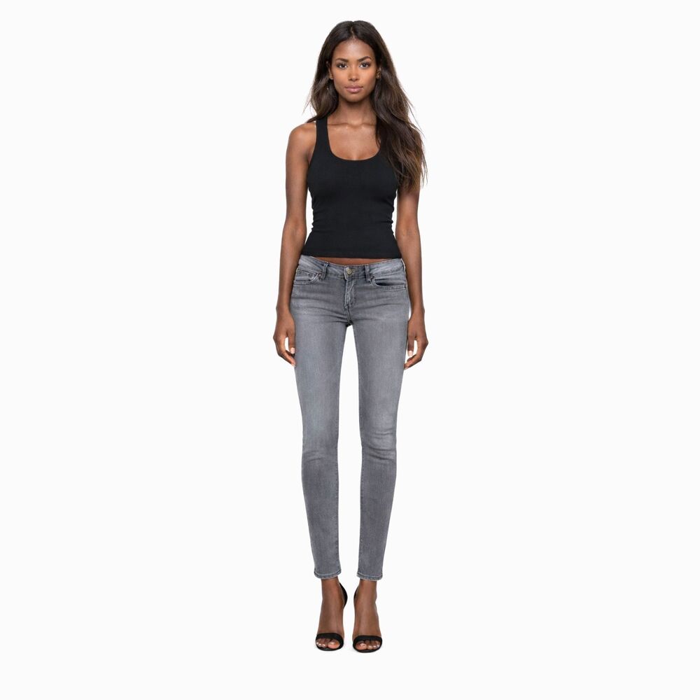 Citizens of Humanity Avedon Gray Low Rise Ultra Skinny Gray Jeans Size 27